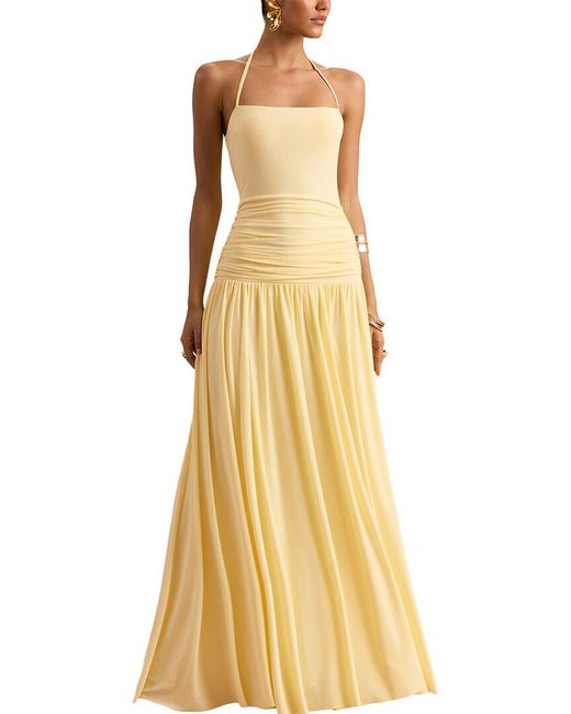 LEON GORI Yellow Maxi Dress