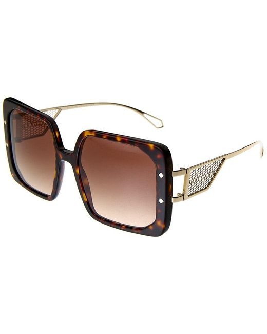 BVLGARI Brown Bv8254 55mm Sunglasses