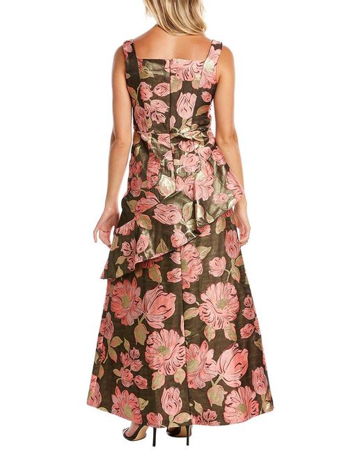 Kay Unger Brown Belle Gown