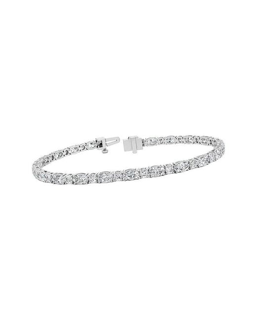 Lab Grown Diamonds White 14K.85 Ct. Tw. Lab-Grown Diamond Tennis Bracelet