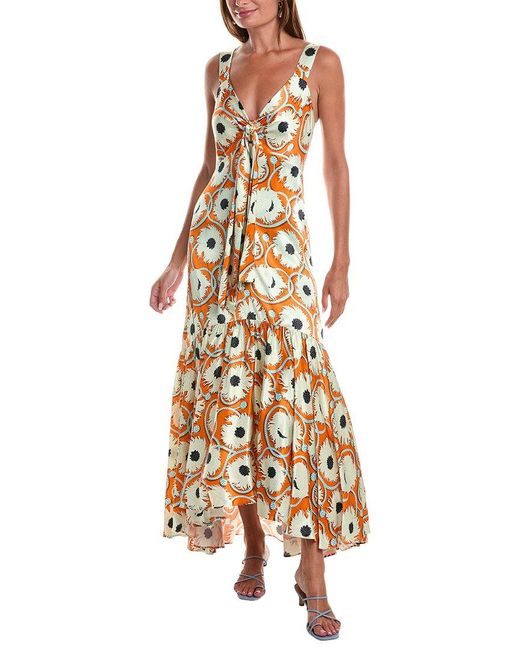 Alexis Ariel Maxi Dress in Metallic Lyst