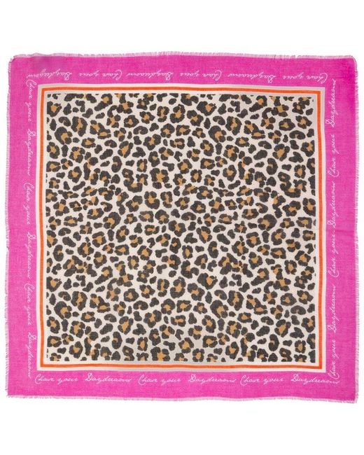 Saachi Pink Animal Print Bandana