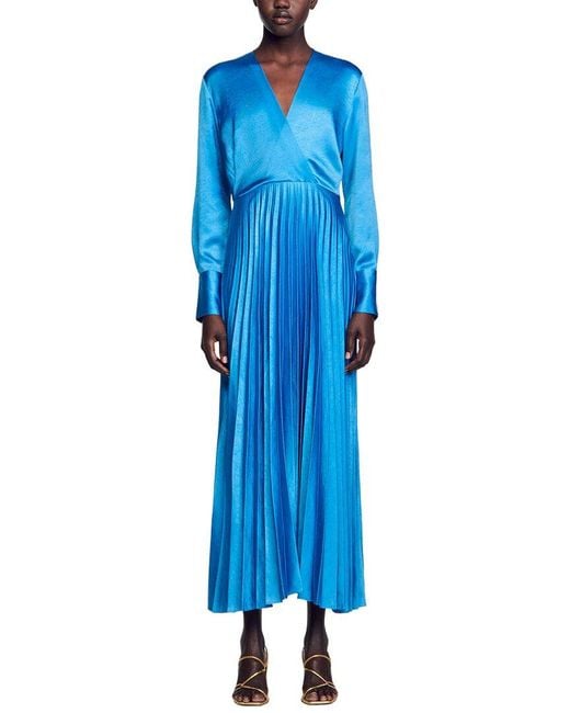 Sandro Blue Anissa Dress