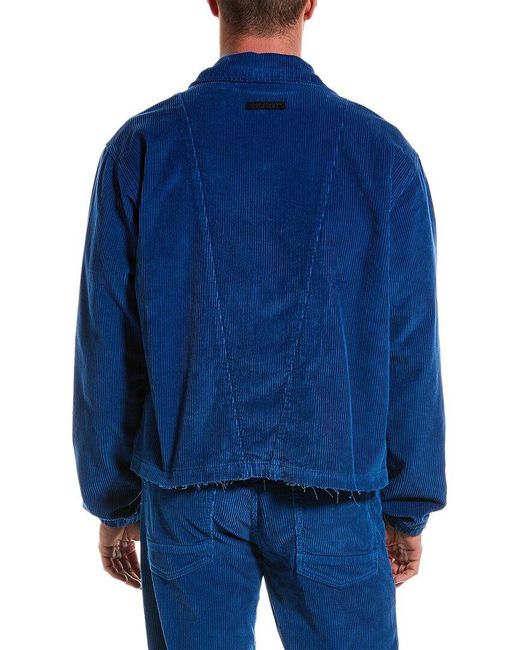 Hudson Blue Crop Coach Jacket for men