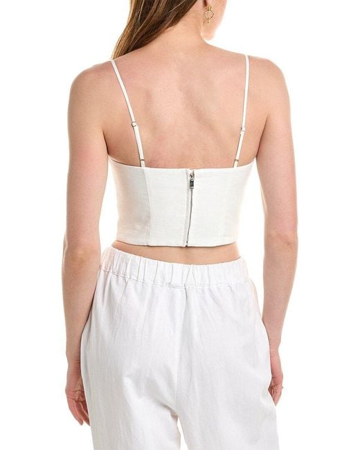 Nicholas White Cosima Linen Top