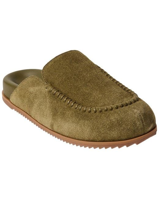 Jack Rogers Green Chesapeake Suede Clog