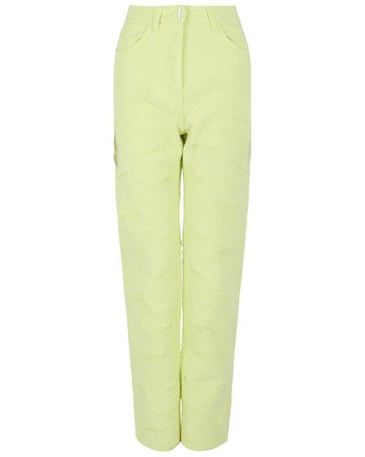 Givenchy Yellow Fitted Pant