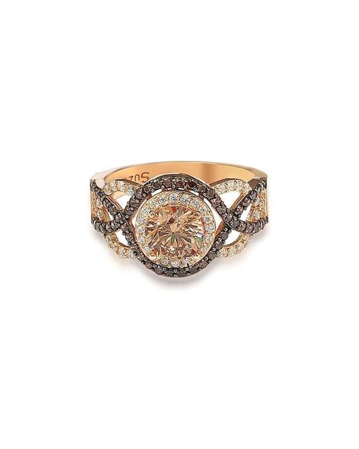 Suzy Levian CZ Jewelry White Suzy Levian Silver Cz Ring