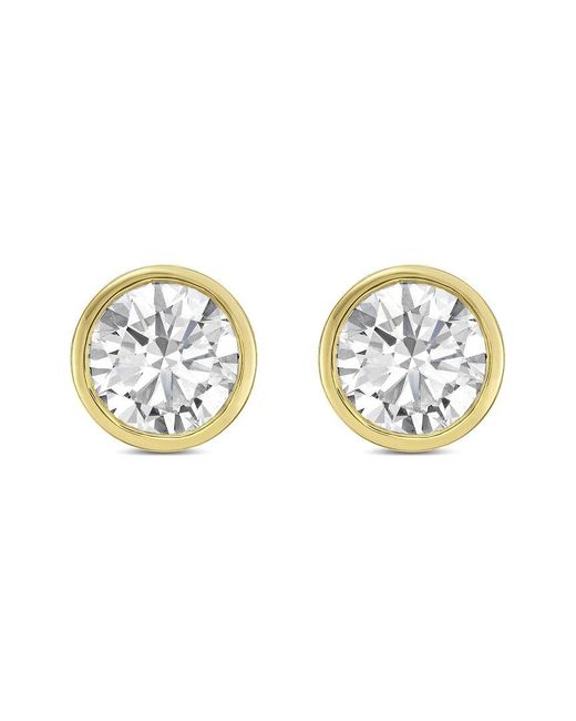 Diana M Metallic Diana M. 14K 6.00 Ct. Tw. Lab-Grown Diamond Stud Earrings