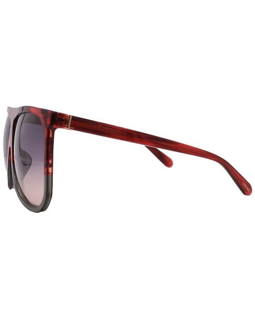 Loewe Red Lw40001F 63Mm Sunglasses