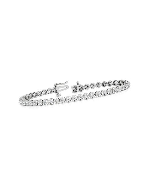 Lab Grown Diamonds White 14K 1.05 Ct. Tw. Lab-Grown Diamond Tennis Bracelet