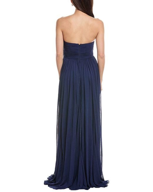 Michael Kors Blue Collection Chiffon Gown