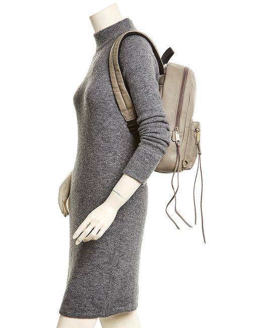 rebecca minkoff medium zip leather backpack