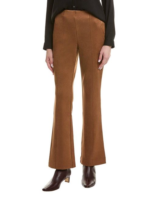 Laundry by Shelli Segal Brown Scuba Bootcut Pant