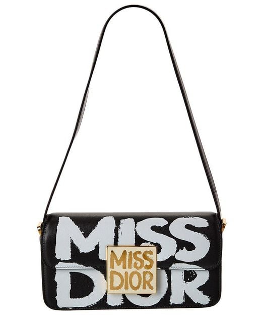 Dior Black Miss Leather Shoulder Bag