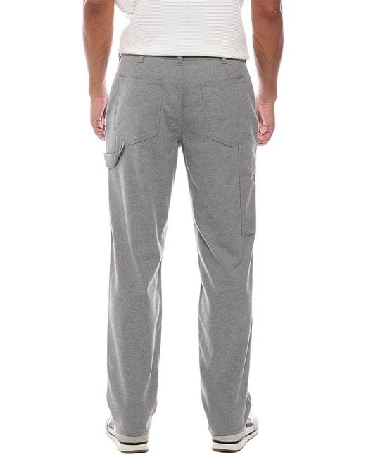 Theory Gray Rhodes Wool-Blend Pant for men