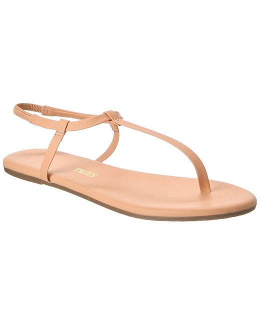 TKEES Pink Mariana Leather Sandal