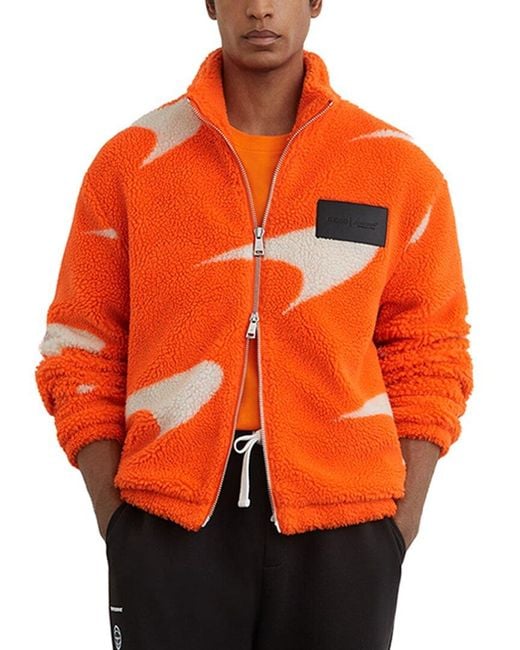 Reiss Orange King Speedmark Printed Casual Jacket for men