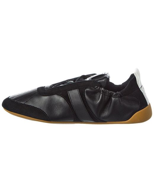 Chloé Black Kick Leather Sneaker