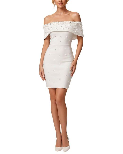 Amanda Royal White Mini Dress