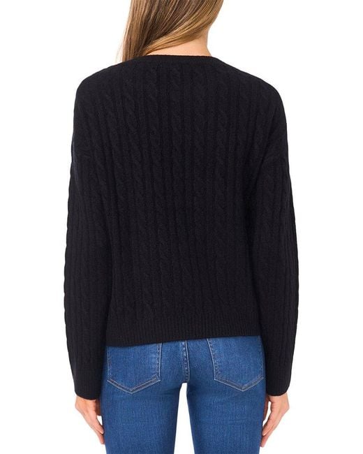 Ted Baker Blue Embroidery Wool-Blend Sweater