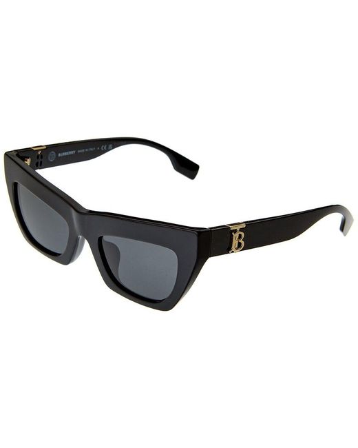 Burberry Black Unisex Be4405f 51mm Sunglasses