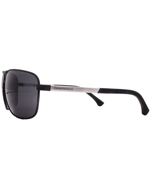 Armani Black Ea2033 64Mm Sunglasses