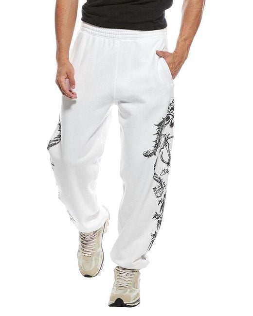 Givenchy Gray Baroque Print Jogger for men