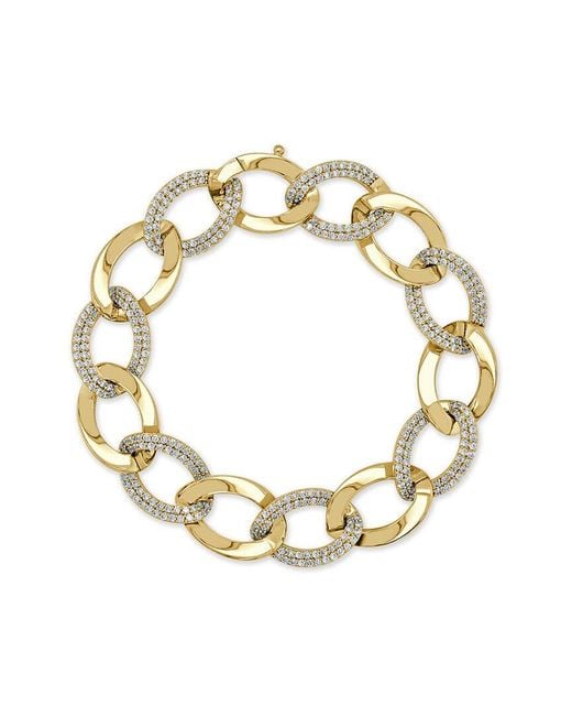 Sabrina Designs Metallic 14k 2.58 Ct. Tw. Diamond Link Bracelet