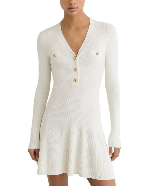 Reiss White Lavelle Dress