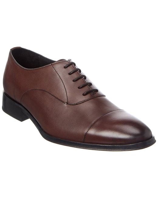 Paul Smith Brown Portman Leather Oxford for men