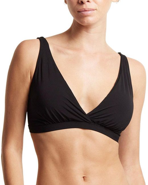 Hanky Panky Black Swim Wrap Bikini Top