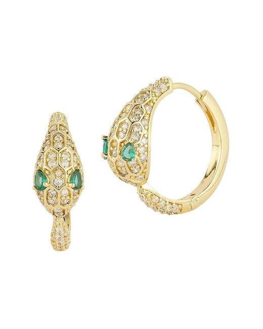 Sphera Milano Metallic Plated Cz Earrings