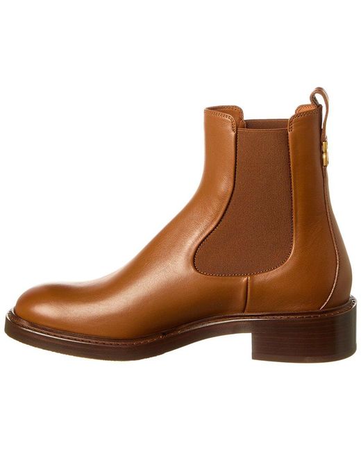 Chloé Brown Marcie Leather Boot