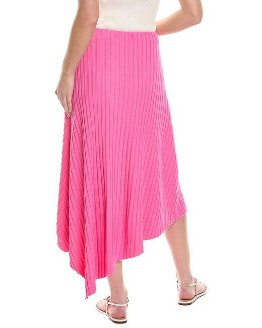 Stateside Pink Rib Maxi Skirt