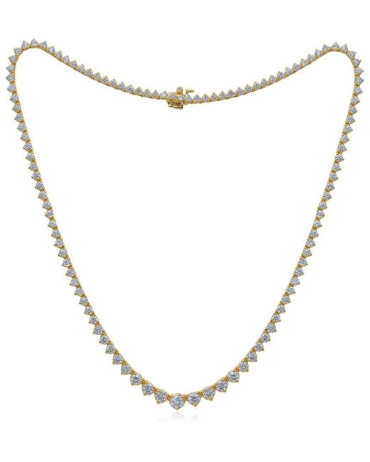Diana M White Fine Jewelry 18k 11.15 Ct. Tw. Diamond Necklace