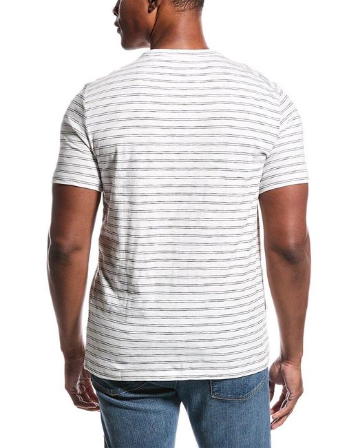 Theory White Essential T-shirt for men