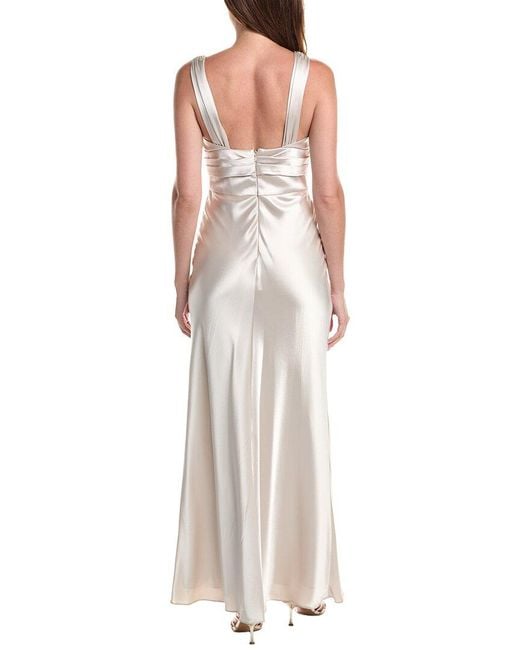Issue New York White Sleeveless Solid Maxi Dress