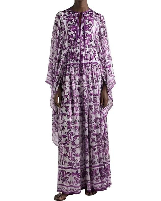 Linda Charm Purple Maxi Dress