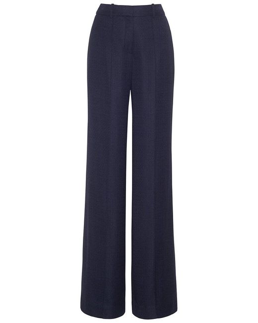 Adam Lippes Blue Full Leg Trouser