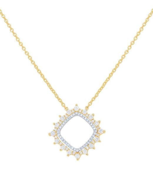Diana M Metallic 14k 0.56 Ct. Tw. Diamond Necklace