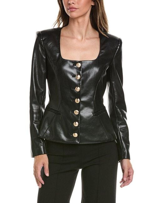 Generation Love Black Lavena Vegan Leather Jacket