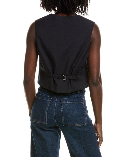 Officine Generale Blue Officine Generale Cleore Wool Vest