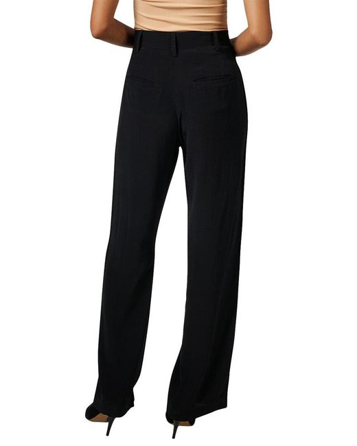 Figue Black Straight Leg Pant