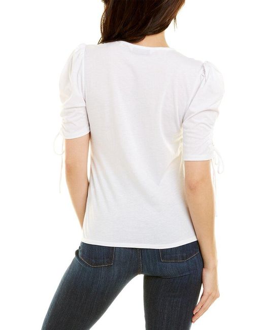 Rebecca Taylor Cotton Keyhole Sleeve 
