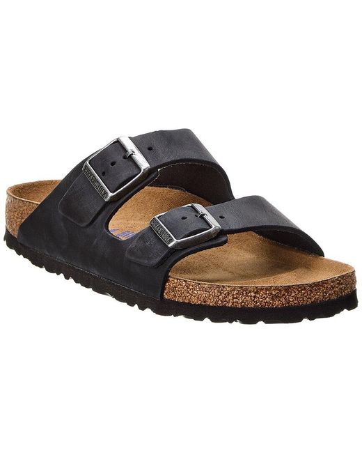 Birkenstock Black Arizona Narrow Leather Sandal