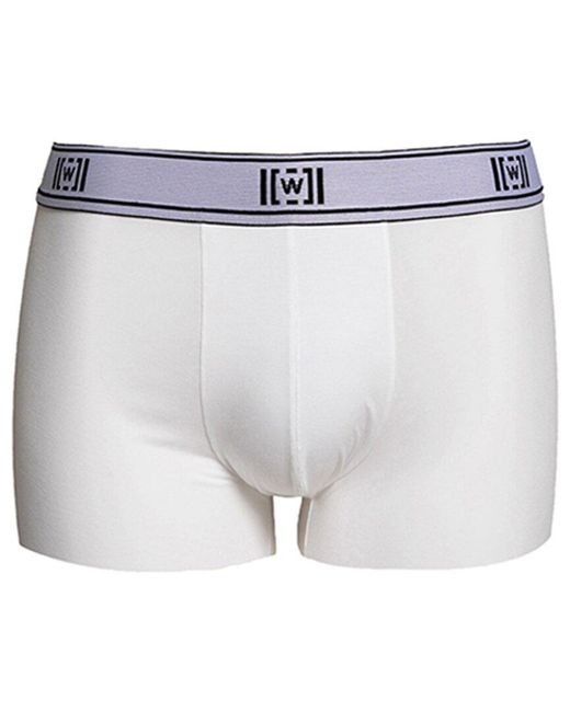 Wolford White Pure Boxer Brief