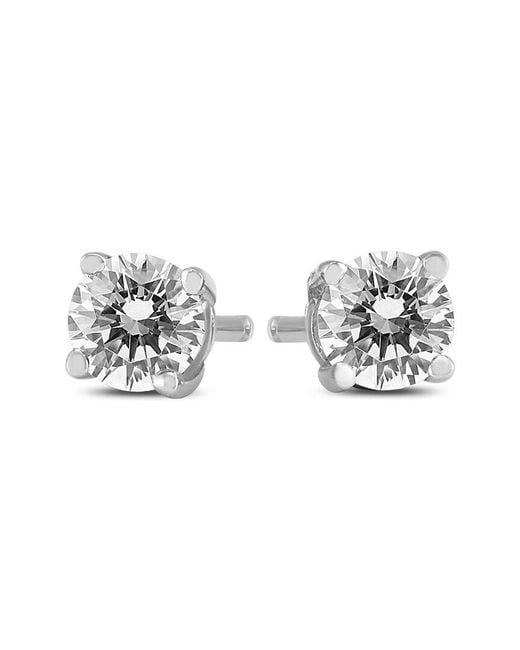Diamond Select Cuts Metallic 14k 0.46 Ct. Tw. Diamond Earrings