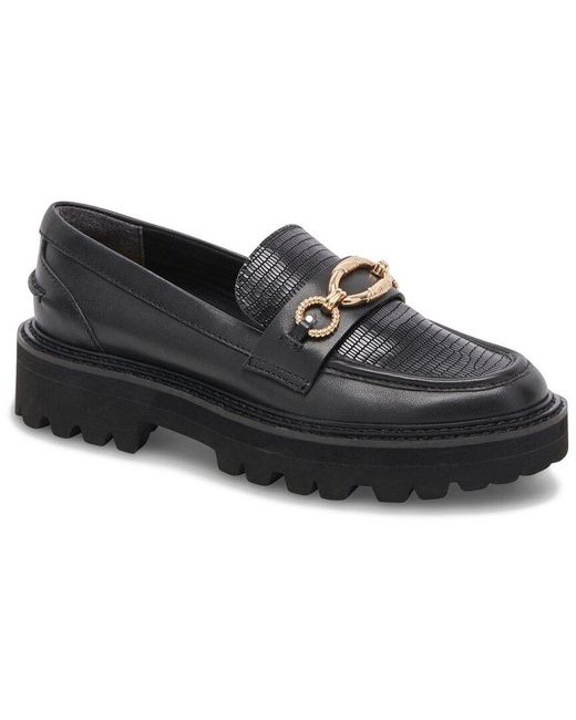Dolce Vita Black Mambo Leather Loafer