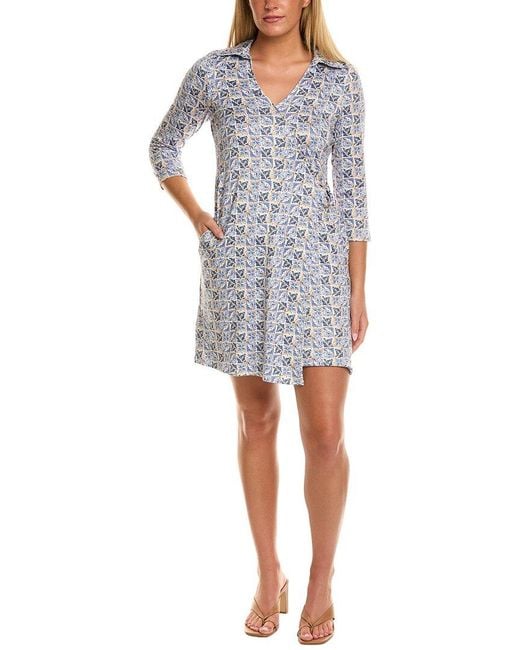Stella Parker Gray Collared Dress